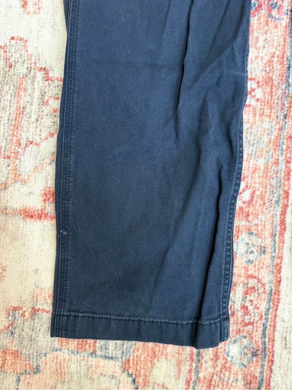 Carhartt Relaxed Fit Cargo Work Pant Navy Mens 36 x 34 - Picture 7 of 7